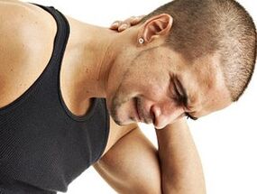 How does the osteocondrosis of cervical spine manifest
