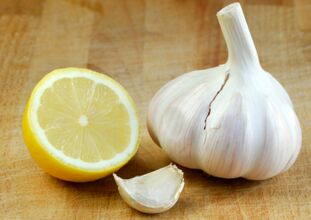Lemon-garlic infusion