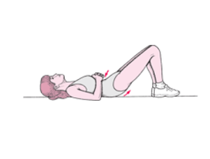 bend the pelvis from back pain